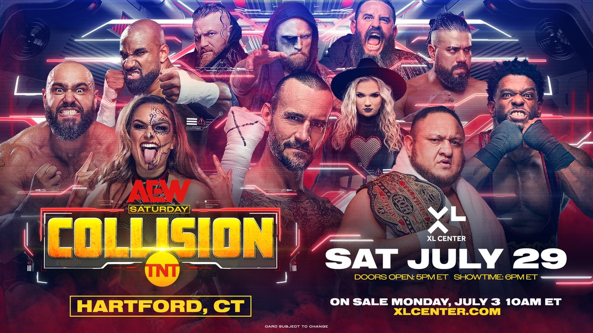 New AEW Collision date & debut city announced