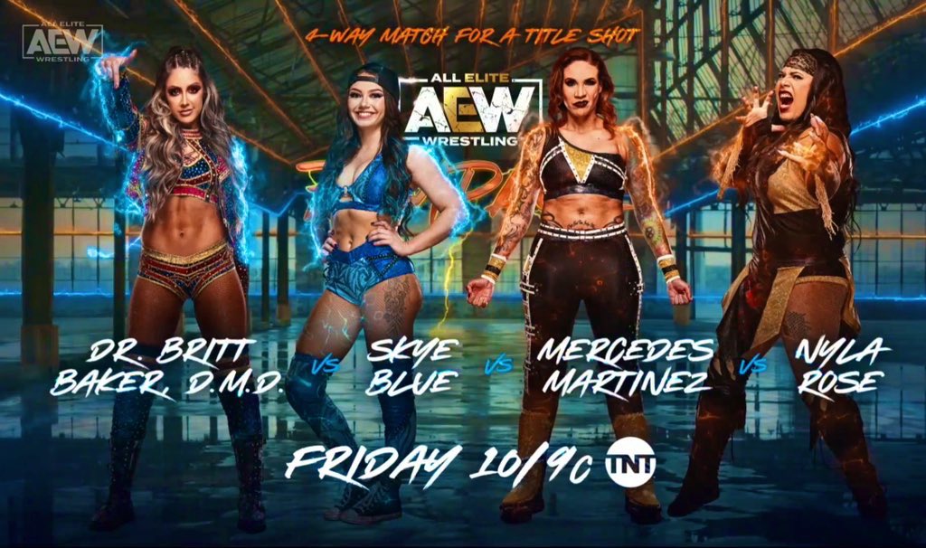 Four-way no. 1 contender’s match set for AEW Rampage