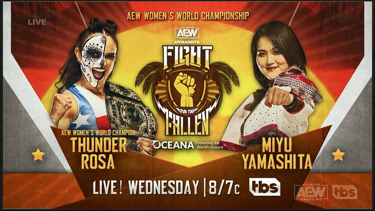 Two title matches announced for AEW Dynamite Fight for the Fallen