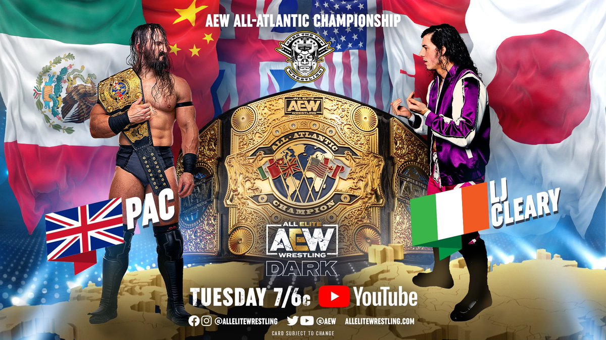 AEW Dark results: PAC vs. LJ Cleary All-Atlantic title match