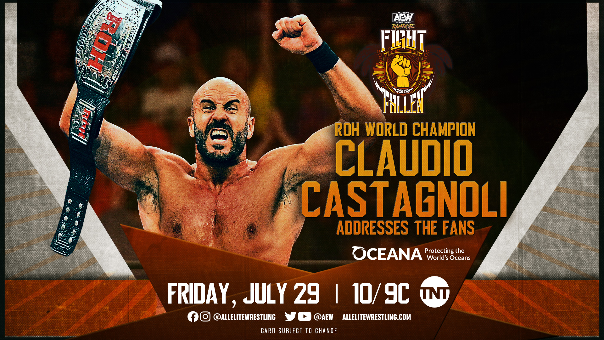 Claudio Castagnoli segment set for AEW Rampage