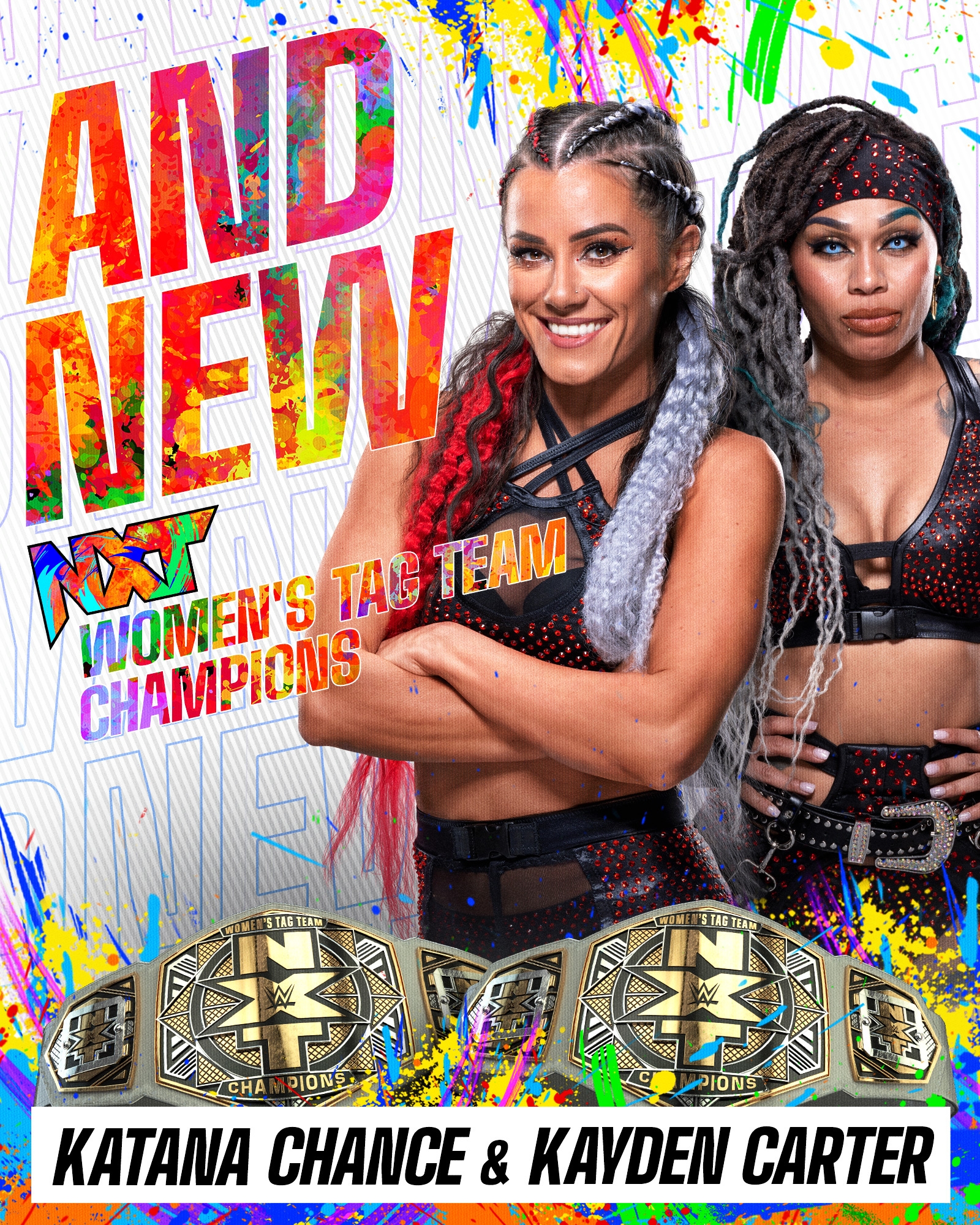 Katana Chance & Kayden Carter crowned WWE NXT Women’s Tag Team Champions