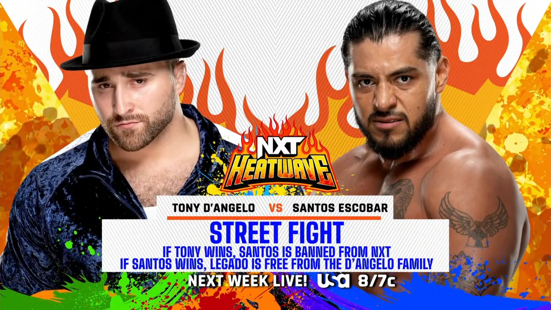 Three matches added to WWE NXT Heatwave
