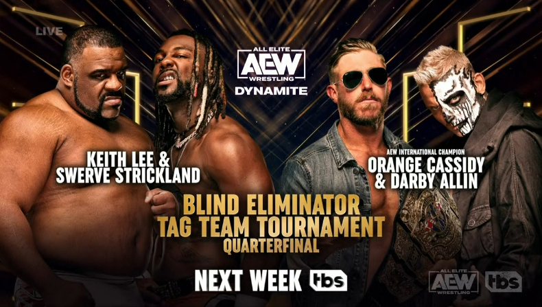 Blind Eliminator Tournament to begin on next AEW Dynamite