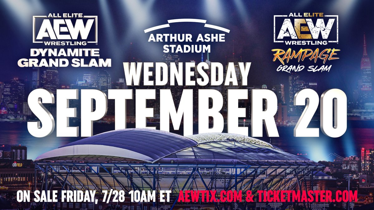 AEW makes Grand Slam official for September