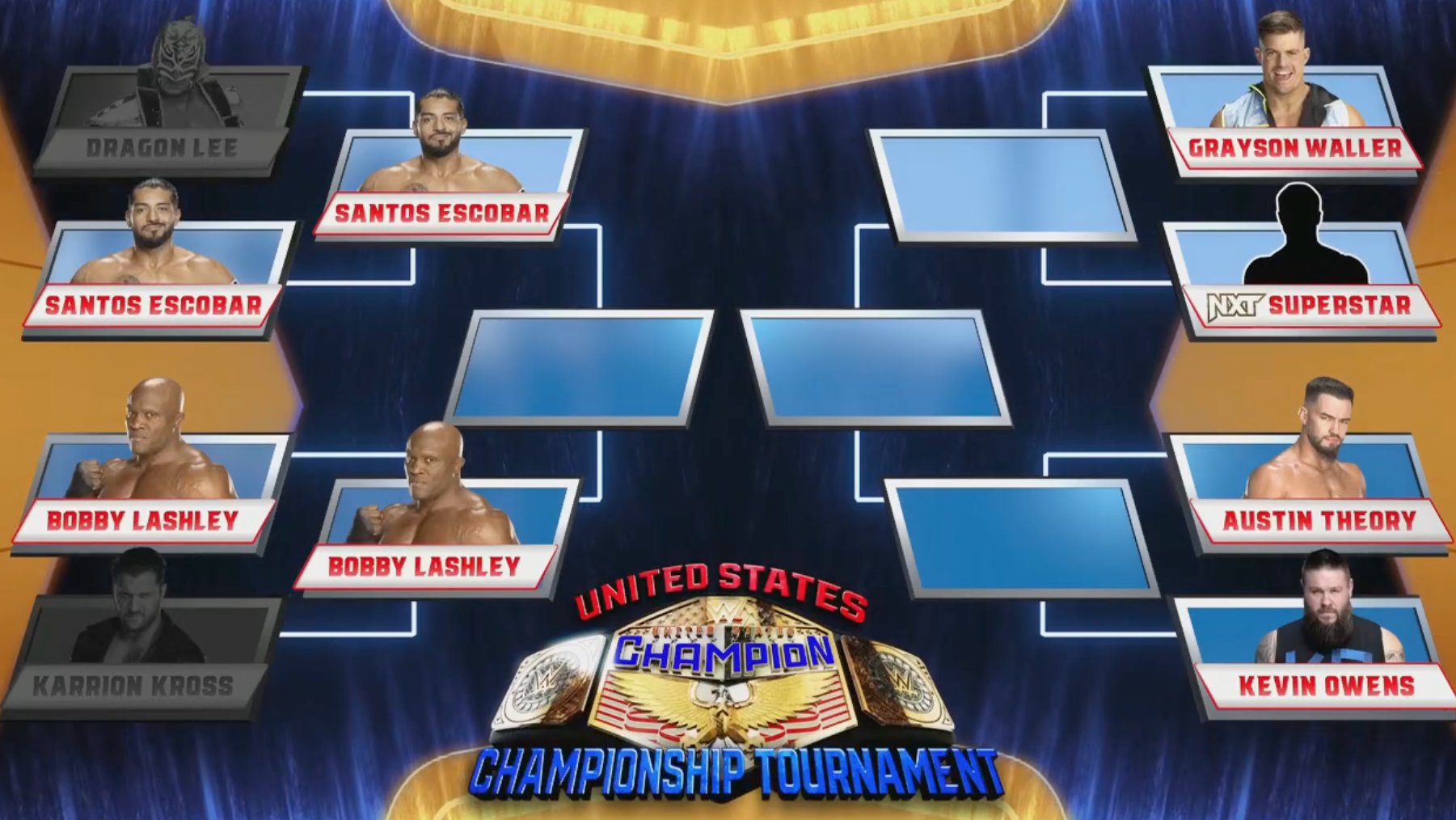 Bobby Lashley, Santos Escobar advance in WWE US title contender’s tournament