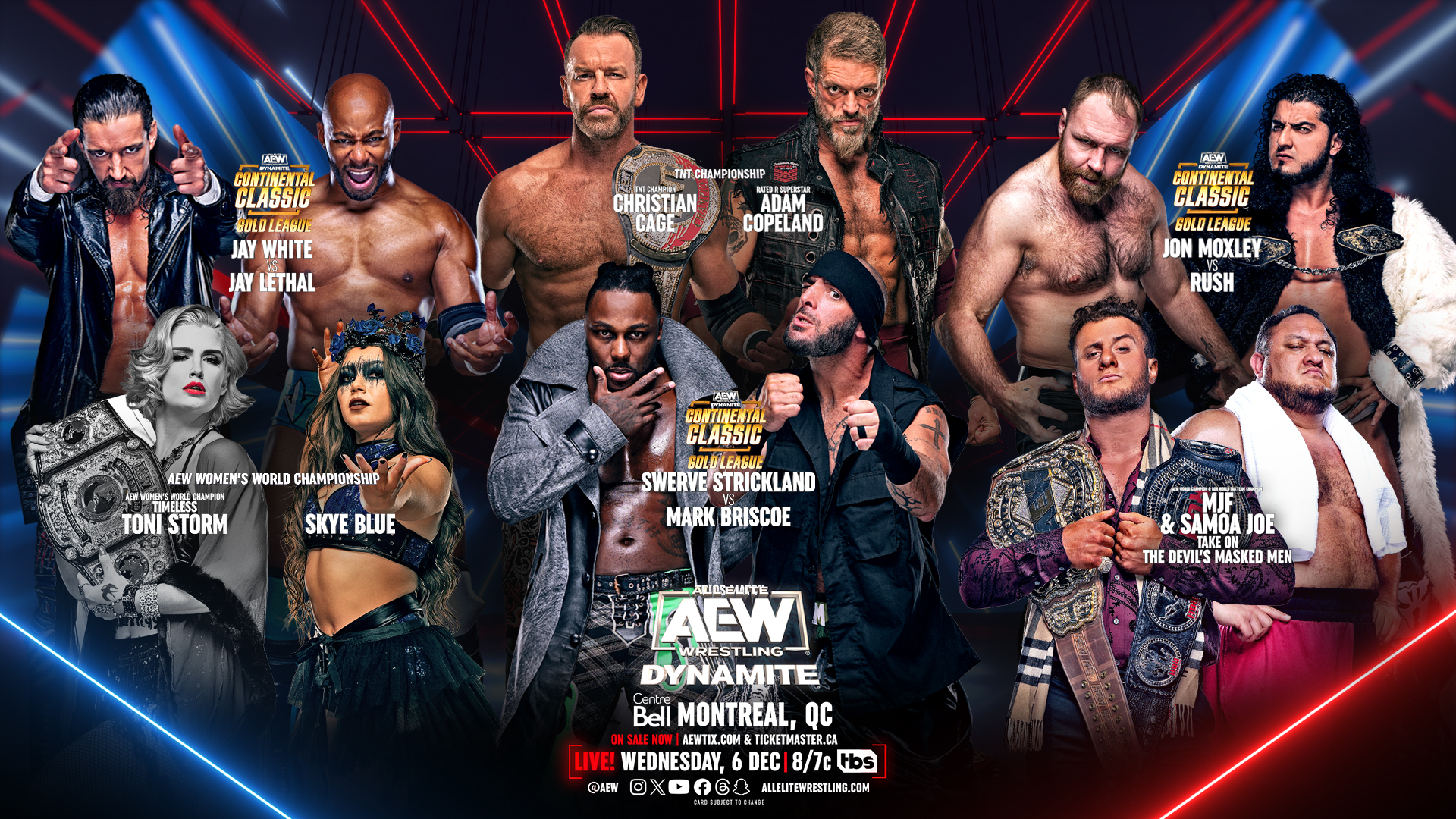 AEW Dynamite live results: Christian Cage vs. Adam Copeland for TNT title