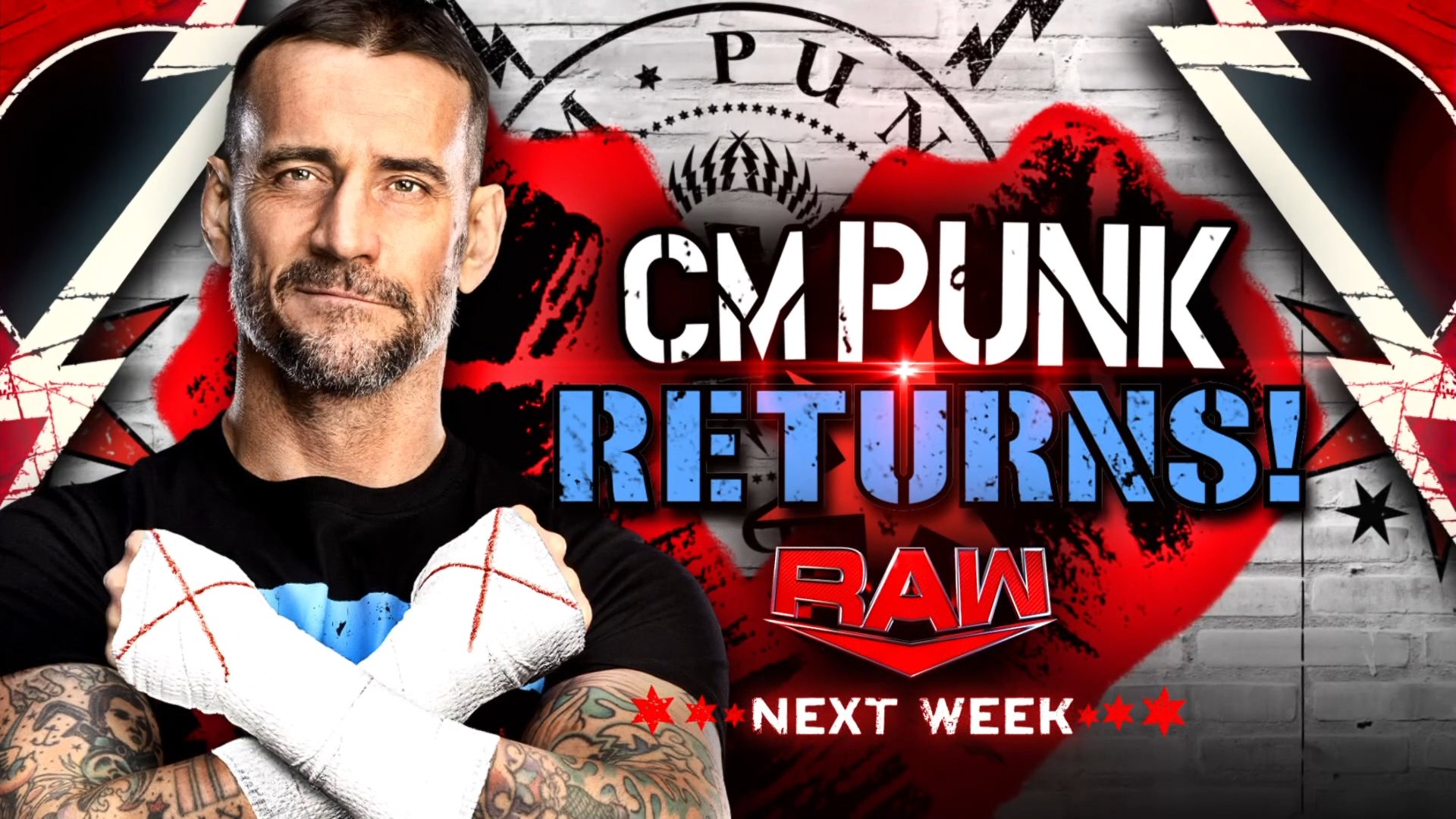 CM Punk appearance set for next week’s WWE Raw