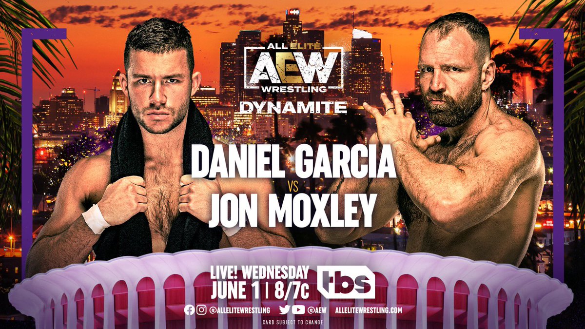 Jon Moxley vs. Daniel Garcia added to AEW Dynamite
