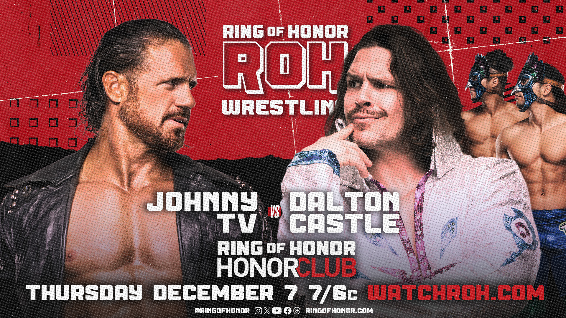 Ring of Honor TV results: Dalton Castle vs. Johnny TV