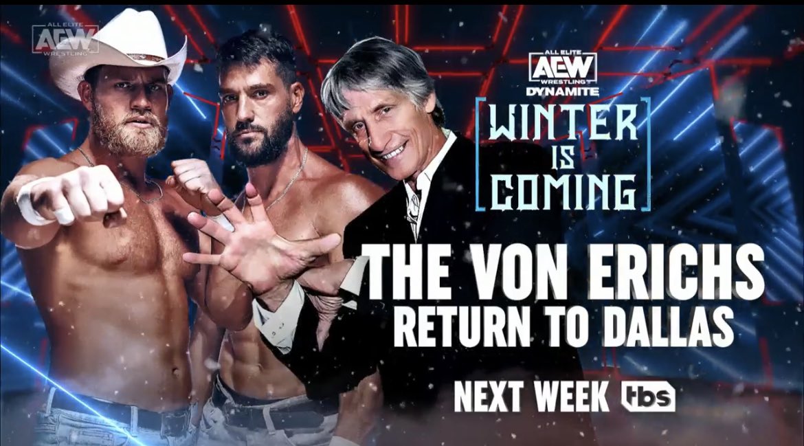 Von Erich family to make AEW debut at Dynamite Winter is Coming