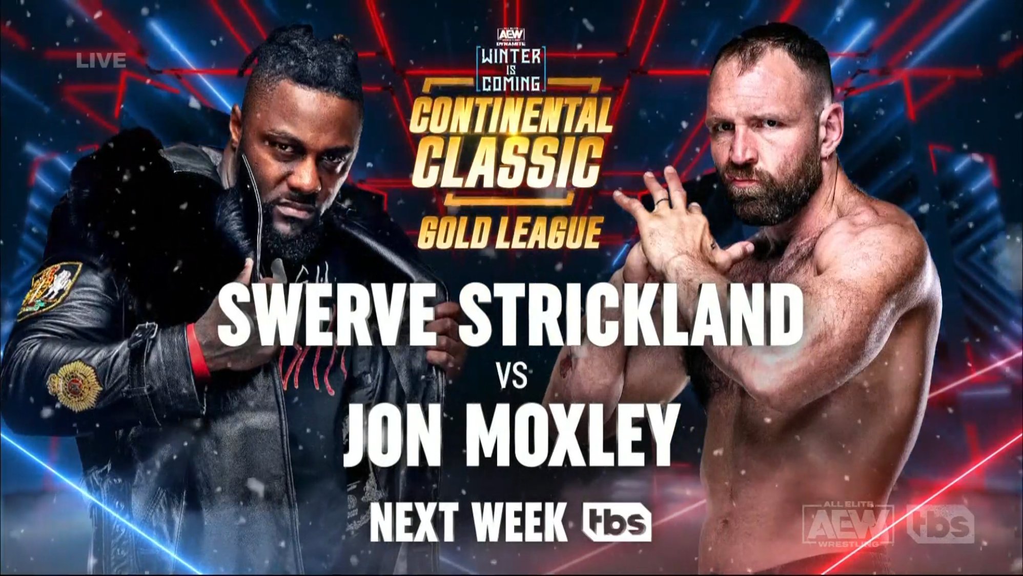Jon Moxley vs. Swerve Strickland set for next week’s AEW Winter is Coming