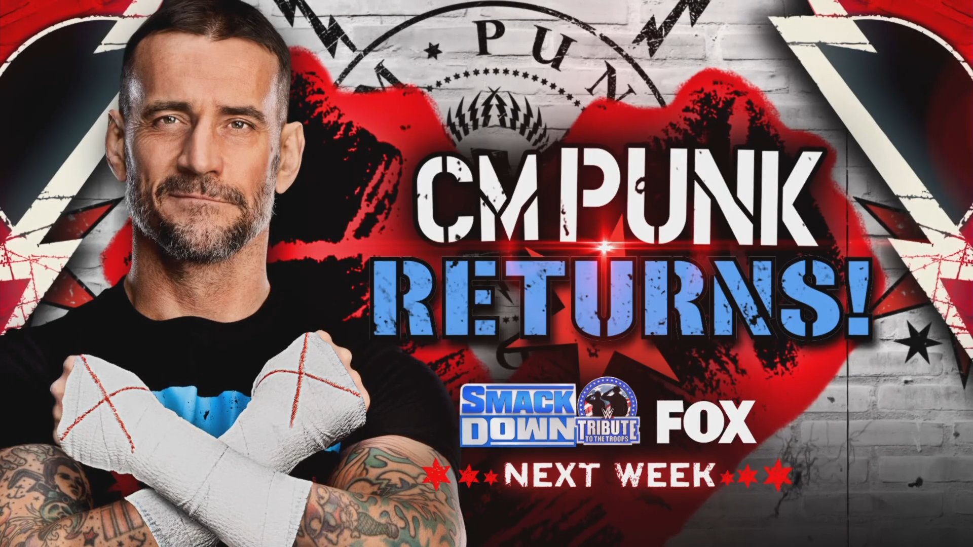 CM Punk, three matches set for WWE SmackDown Tribute to the Troops