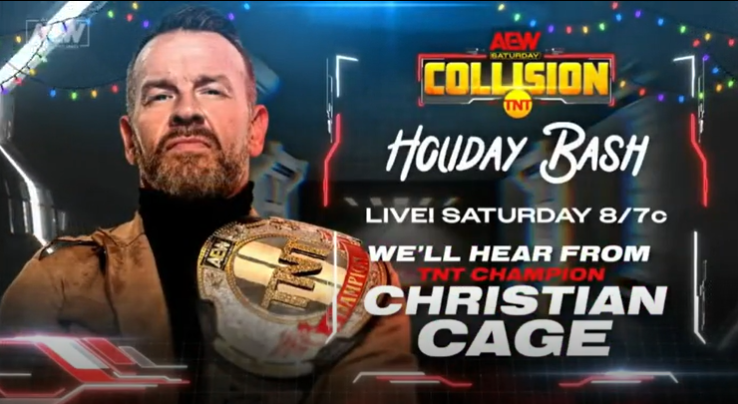 Christian Cage segment announced for AEW Collision Holiday Bash