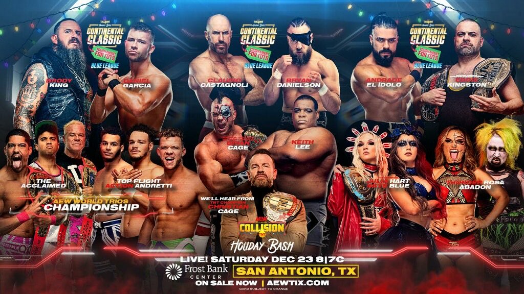 AEW Collision ratings strong for final week of Blue League matches