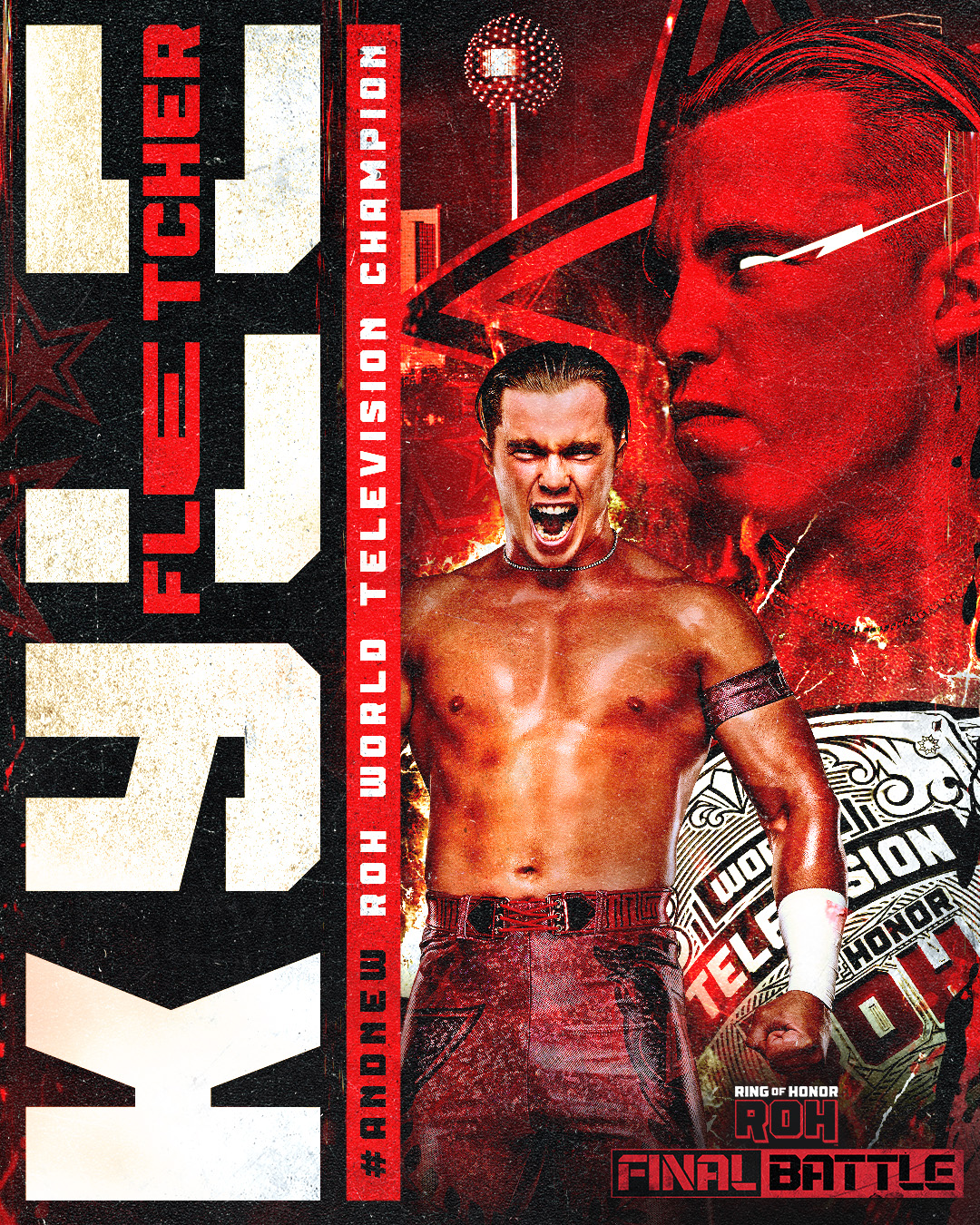 Kyle Fletcher wins Television title at ROH Final Battle