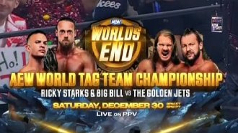Tag Team title match official for AEW Worlds End