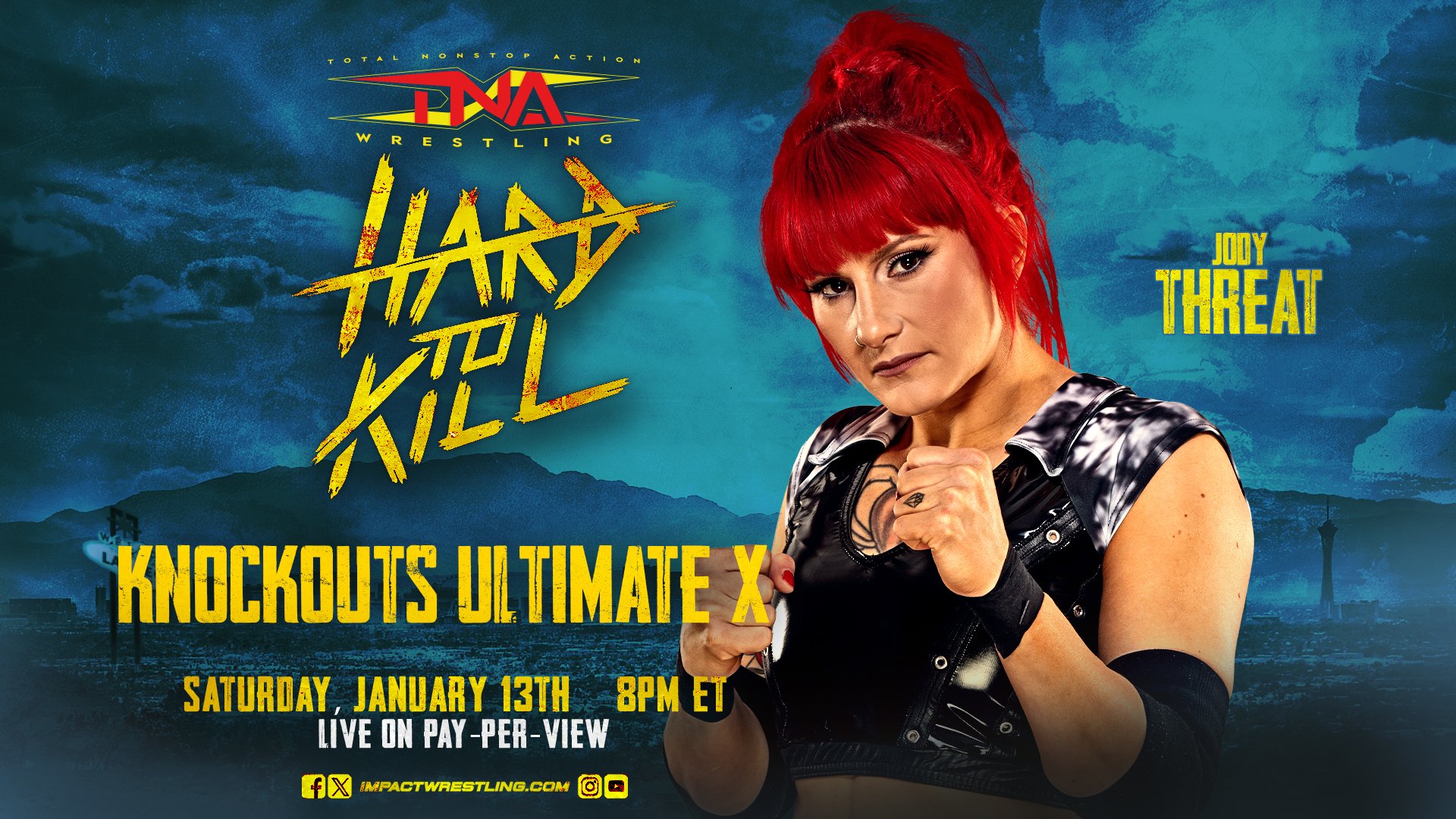 Jody Threat announced for Knockouts Ultimate X at TNA Hard to Kill
