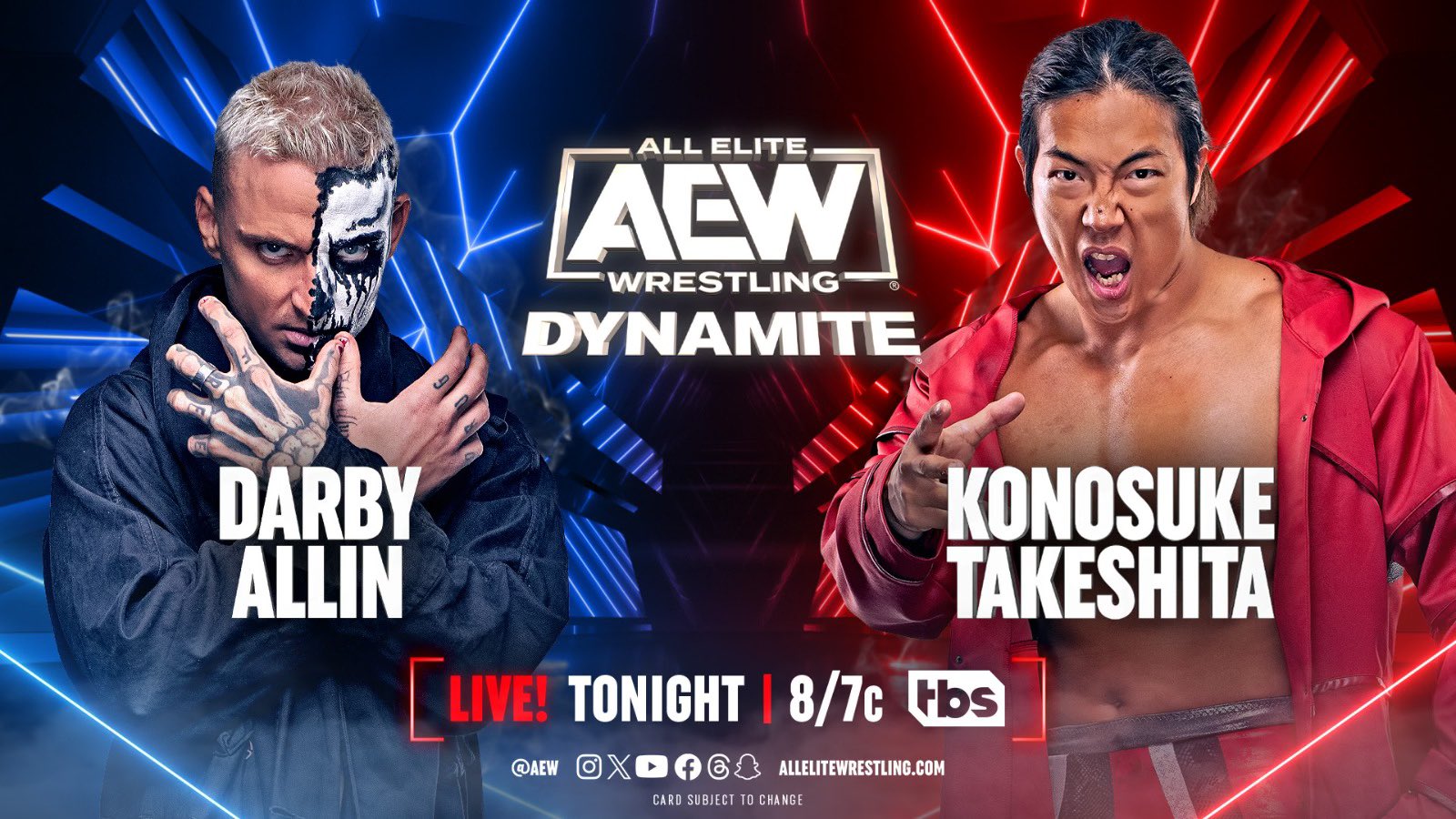 Darby Allin vs. Konosuke Takeshita added to AEW Dynamite