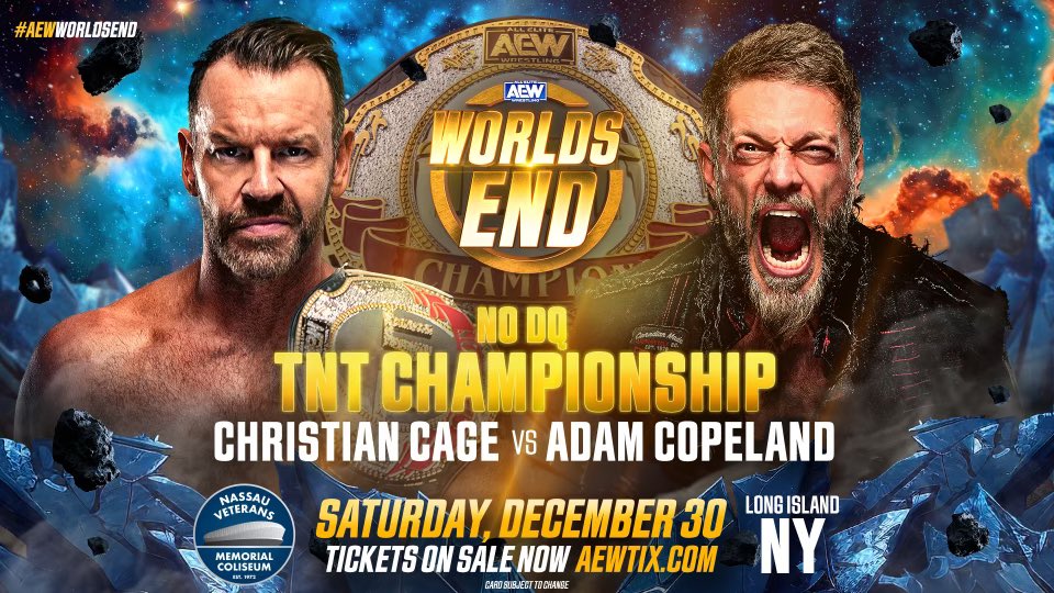 Three title matches added to AEW Worlds End