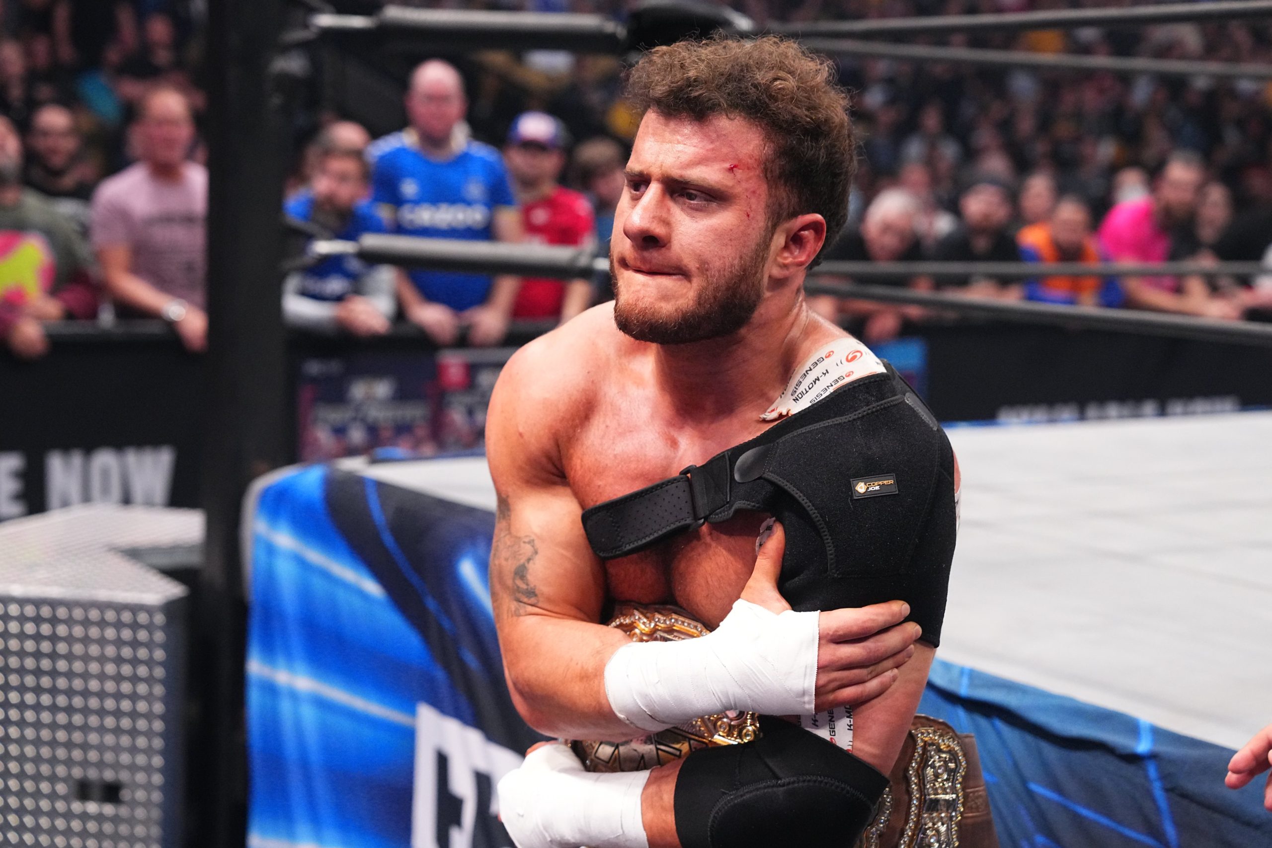 MJF debating whether to rehab shoulder injury or get surgery