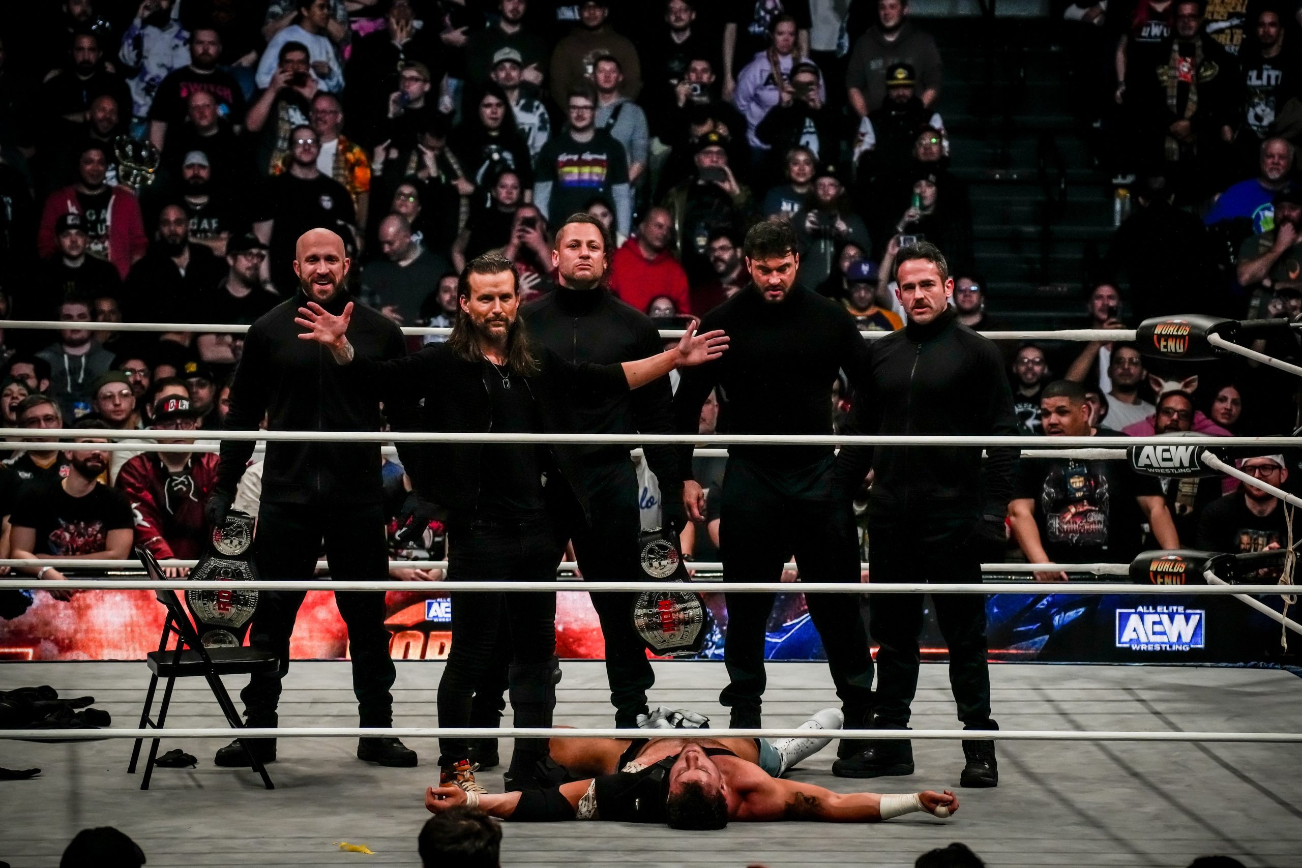 Samoa Joe defeats MJF, Adam Cole revealed as Devil at AEW Worlds End