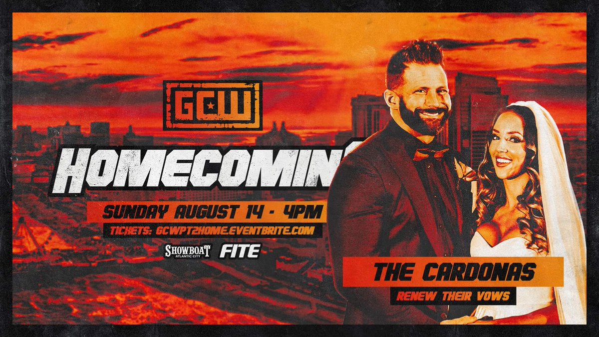 Matt Cardona & Chelsea Green to ‘renew their wedding vows’ at GCW Homecoming