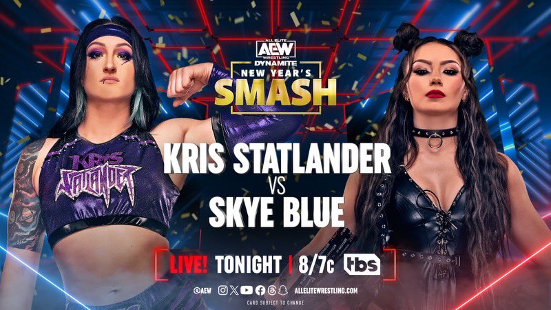 Skye Blue vs. Kris Statlander set for AEW Dynamite
