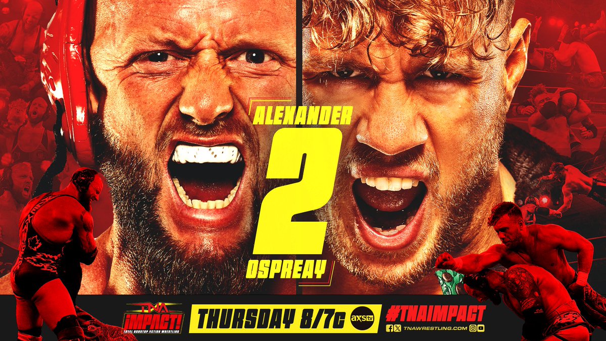 Will Ospreay vs. Josh Alexander 2 announced for TNA Impact