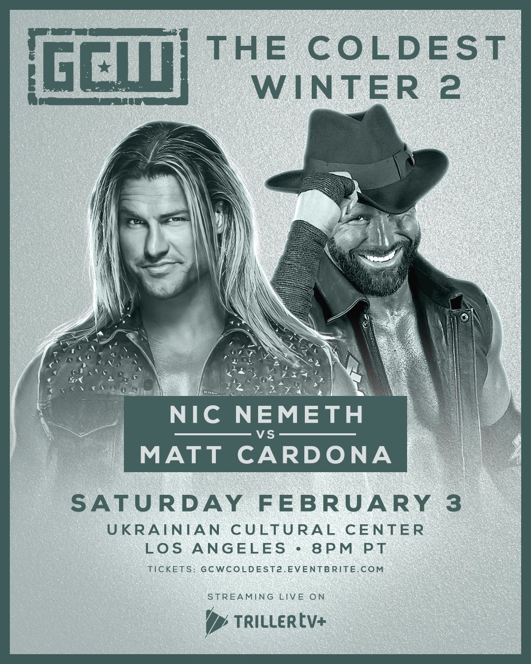 Nic Nemeth vs. Matt Cardona announced for GCW The Coldest Winter 2