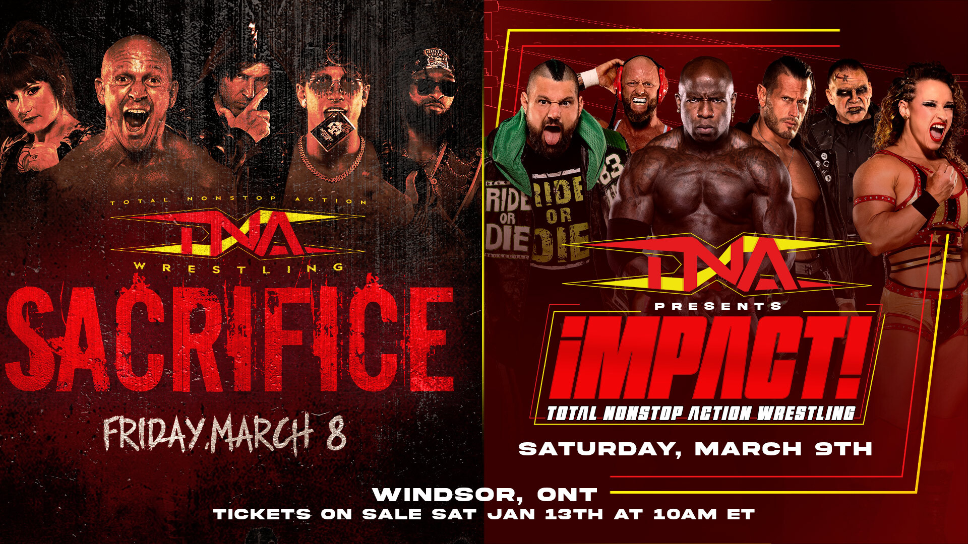 TNA Wrestling announces Sacrifice event for March