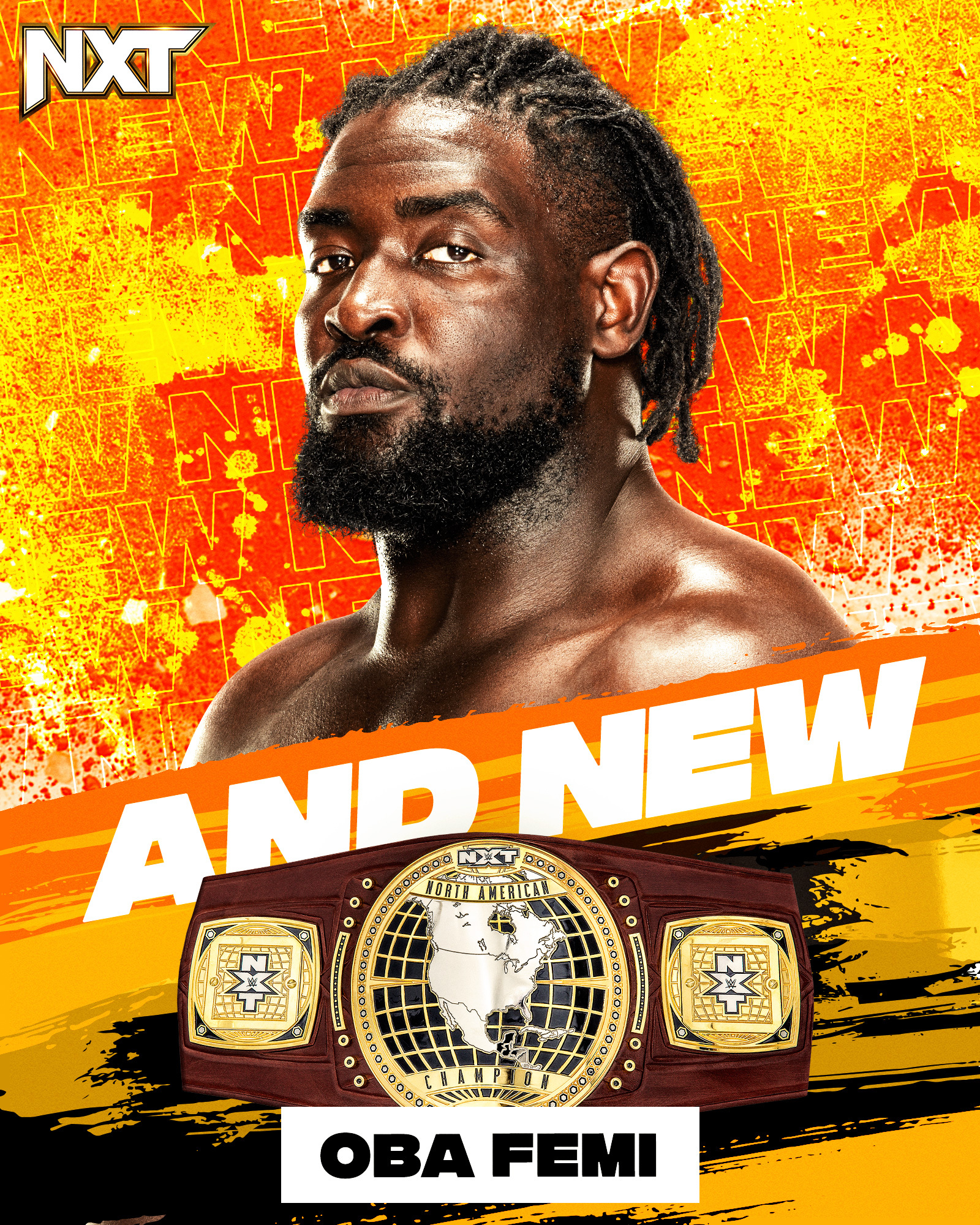Oba Femi wins WWE NXT North American Championship