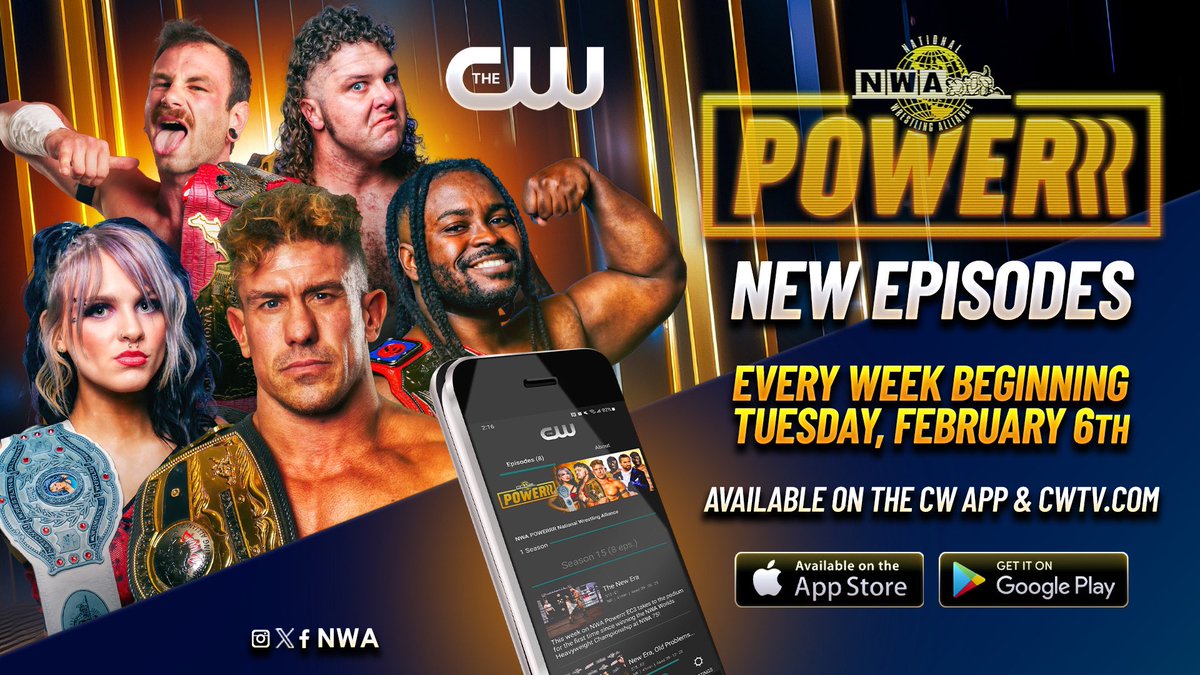 New NWA Power episodes coming to The CW streaming app