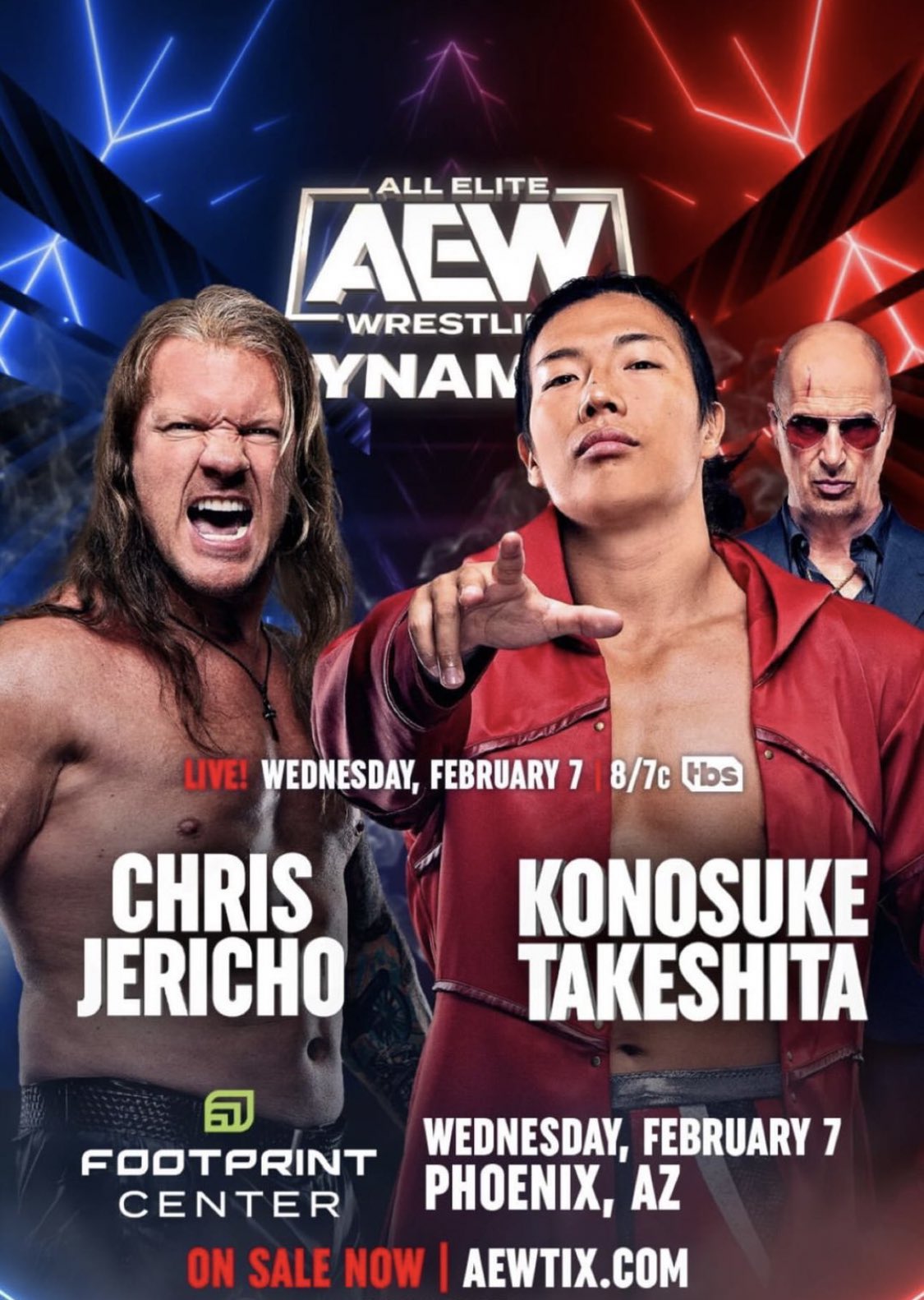 Chris Jericho vs. Konosuke Takeshita announced for February 7 AEW Dynamite