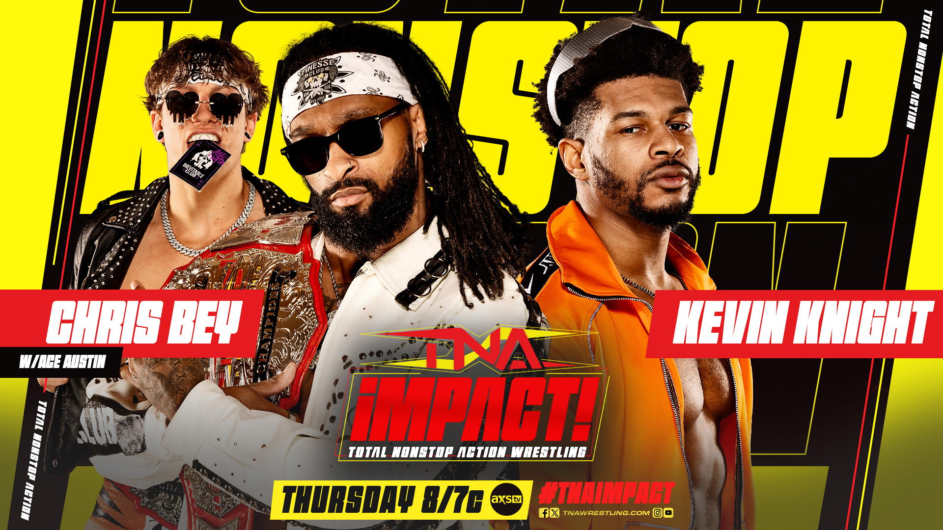 Chris Bey vs. Kevin Knight added to TNA Impact lineup