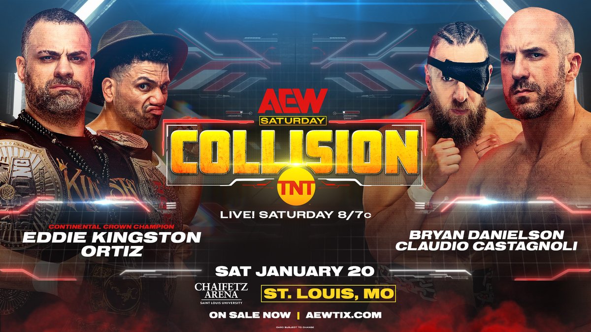 AEW Collision ratings up despite NFL and UFC competition