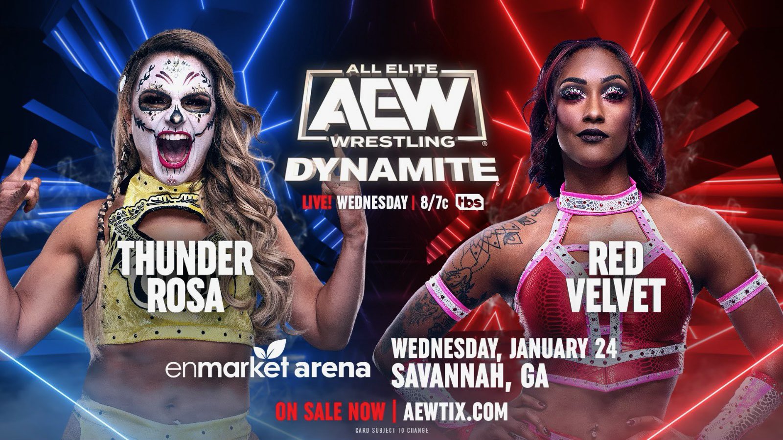 Thunder Rosa vs. Red Velvet added to AEW Dynamite