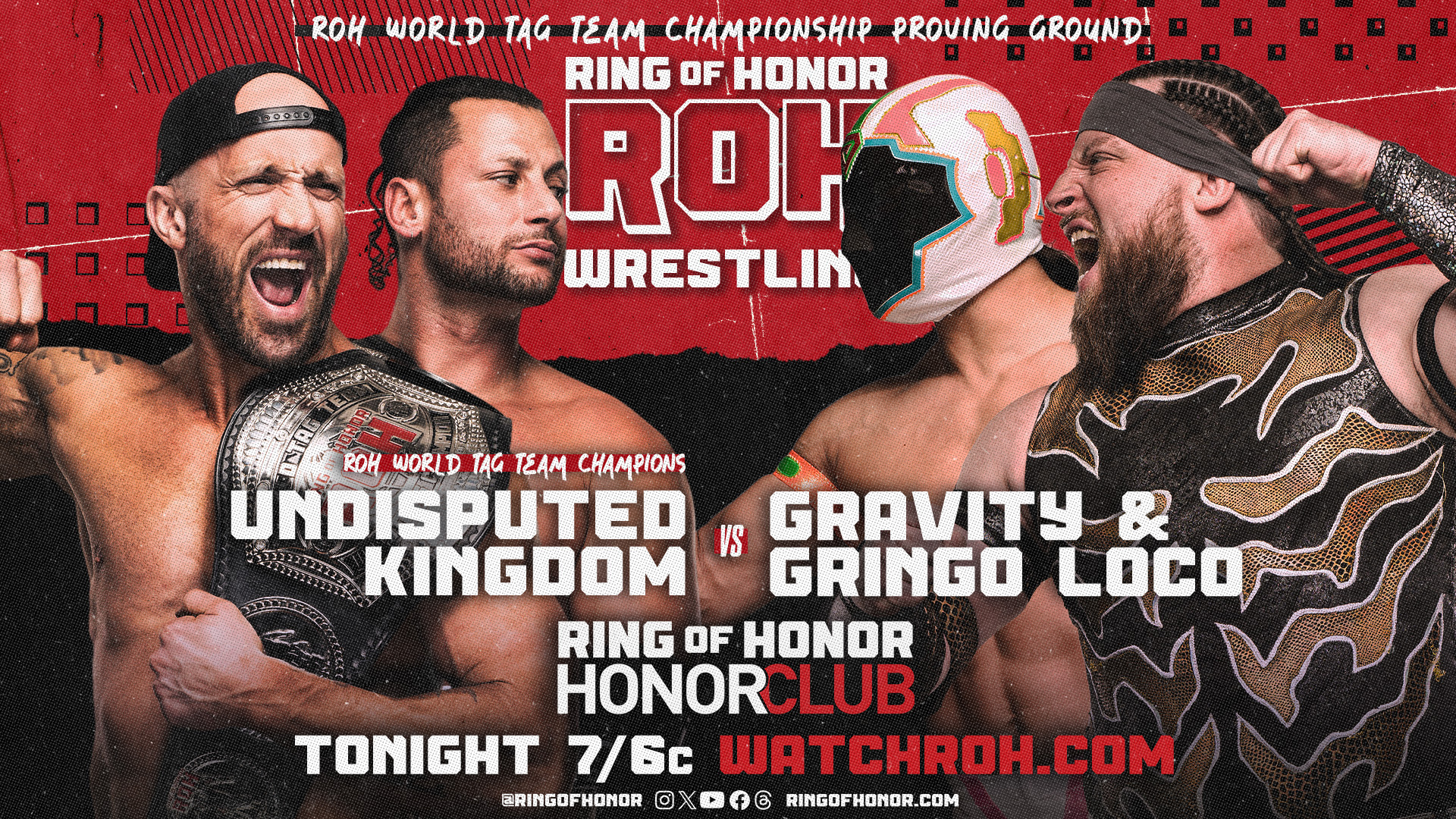Ring of Honor TV live results: Undisputed Kingdom vs. Gringo Loco & Gravity