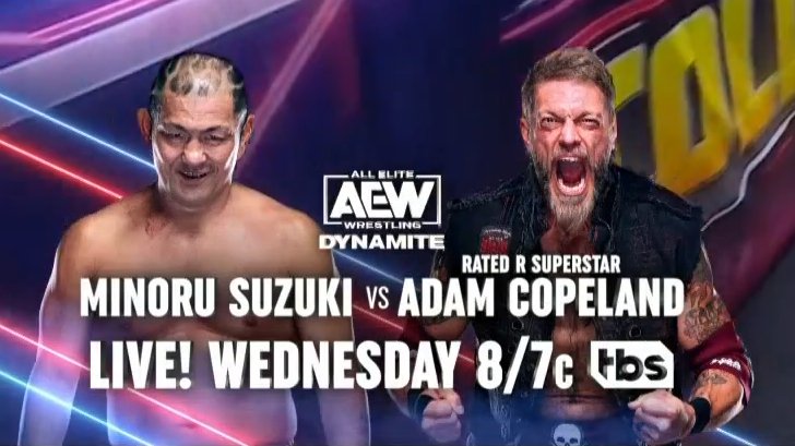 Adam Copeland vs. Minoru Suzuki, Trios title match official for AEW Dynamite