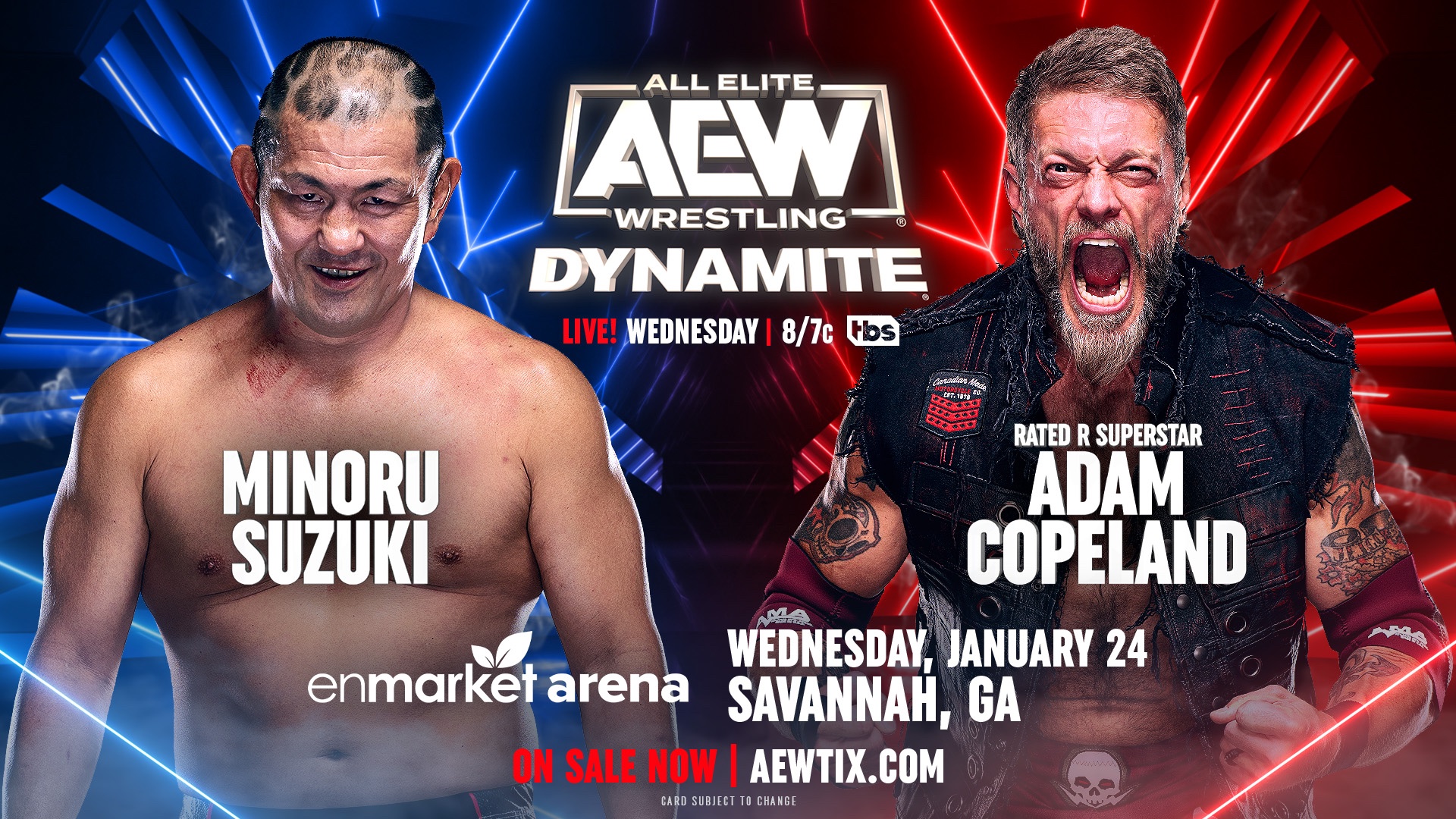 AEW Dynamite live results: Adam Copeland vs. Minoru Suzuki