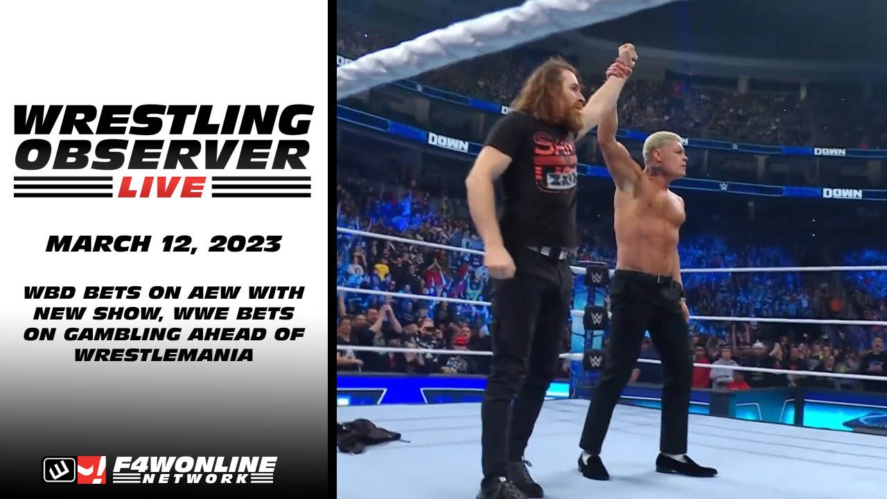 Wrestling Observer Live: WBD bets on more AEW, WWE bets on gambling