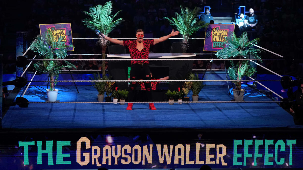 Grayson Waller suffered broken leg in his last WWE NXT match