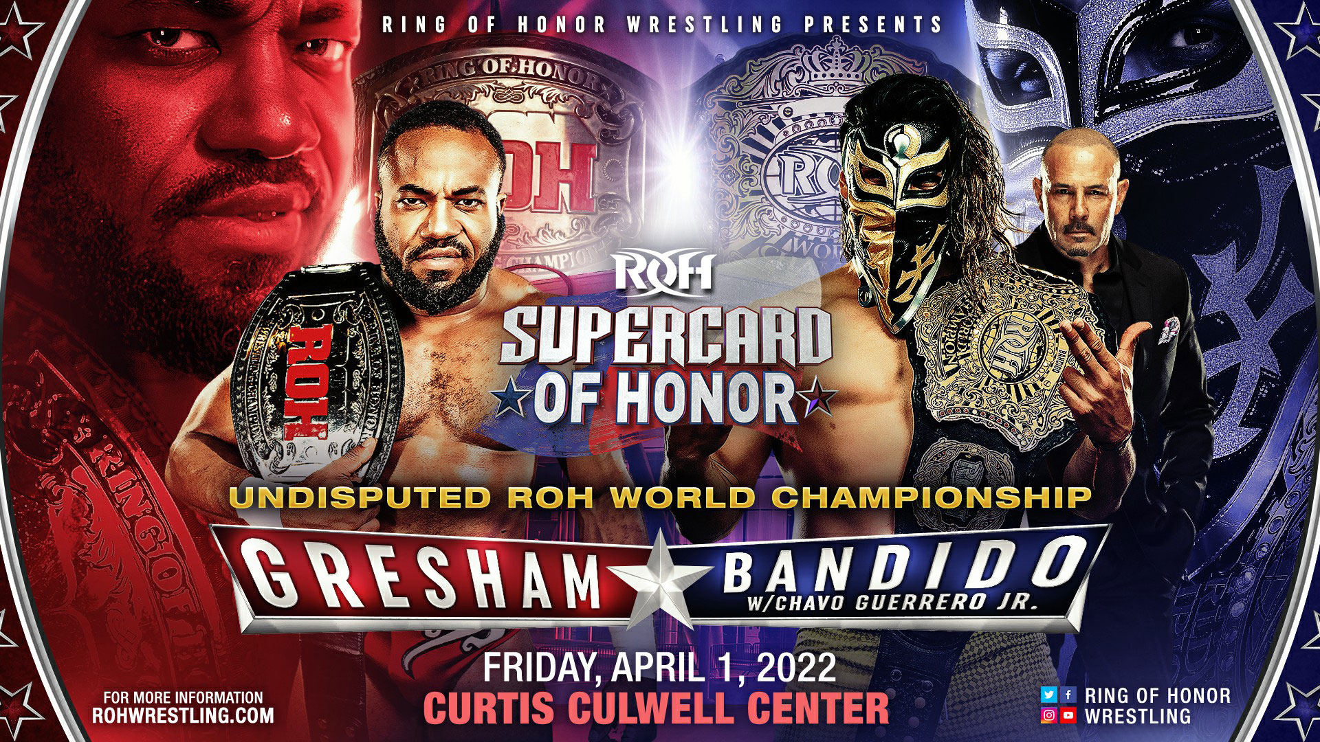 ROH Supercard of Honor live results: Jonathan Gresham vs. Bandido