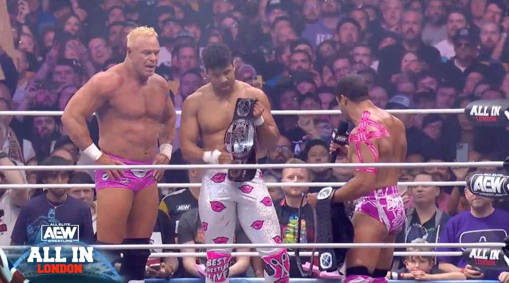 The Acclaimed & Billy Gunn win AEW Trios titles at All In