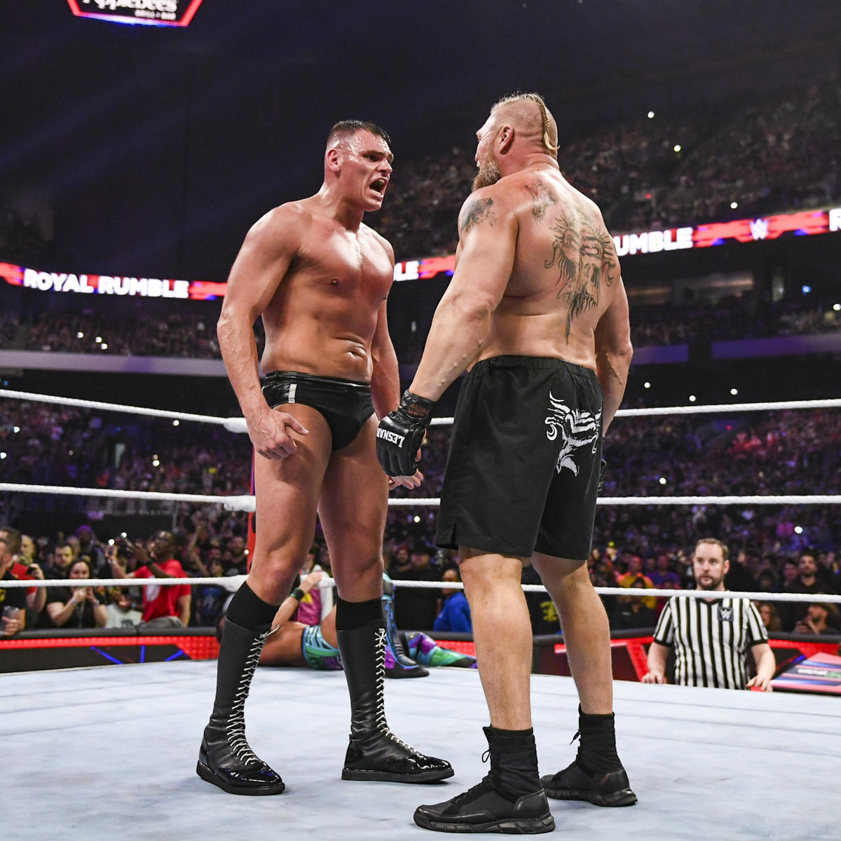 Gunther reflects on WWE Royal Rumble moment with Brock Lesnar
