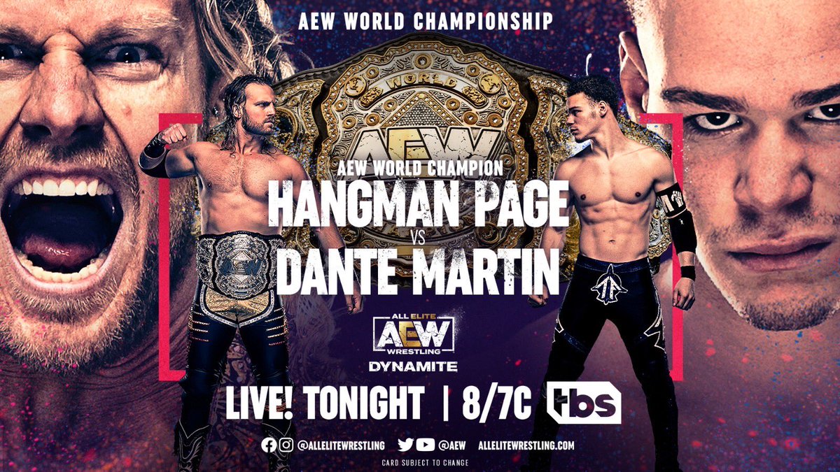Hangman Page to defend AEW World Championship on Dynamite