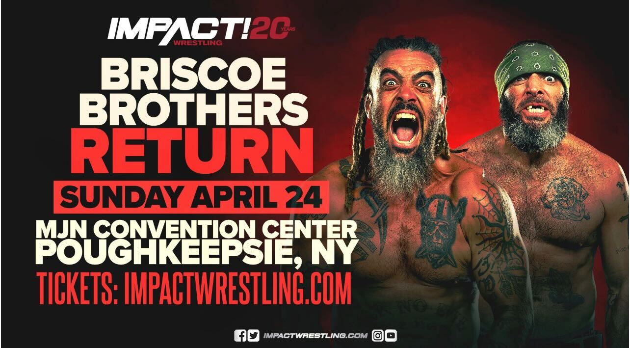 Impact notes: Briscoes set to return, new Rebellion match, next week’s lineup