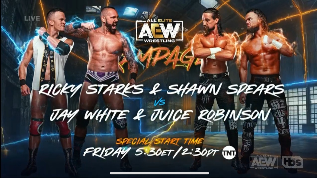 Bullet Club Gold vs. Ricky Starks & Shawn Spears set for AEW Rampage
