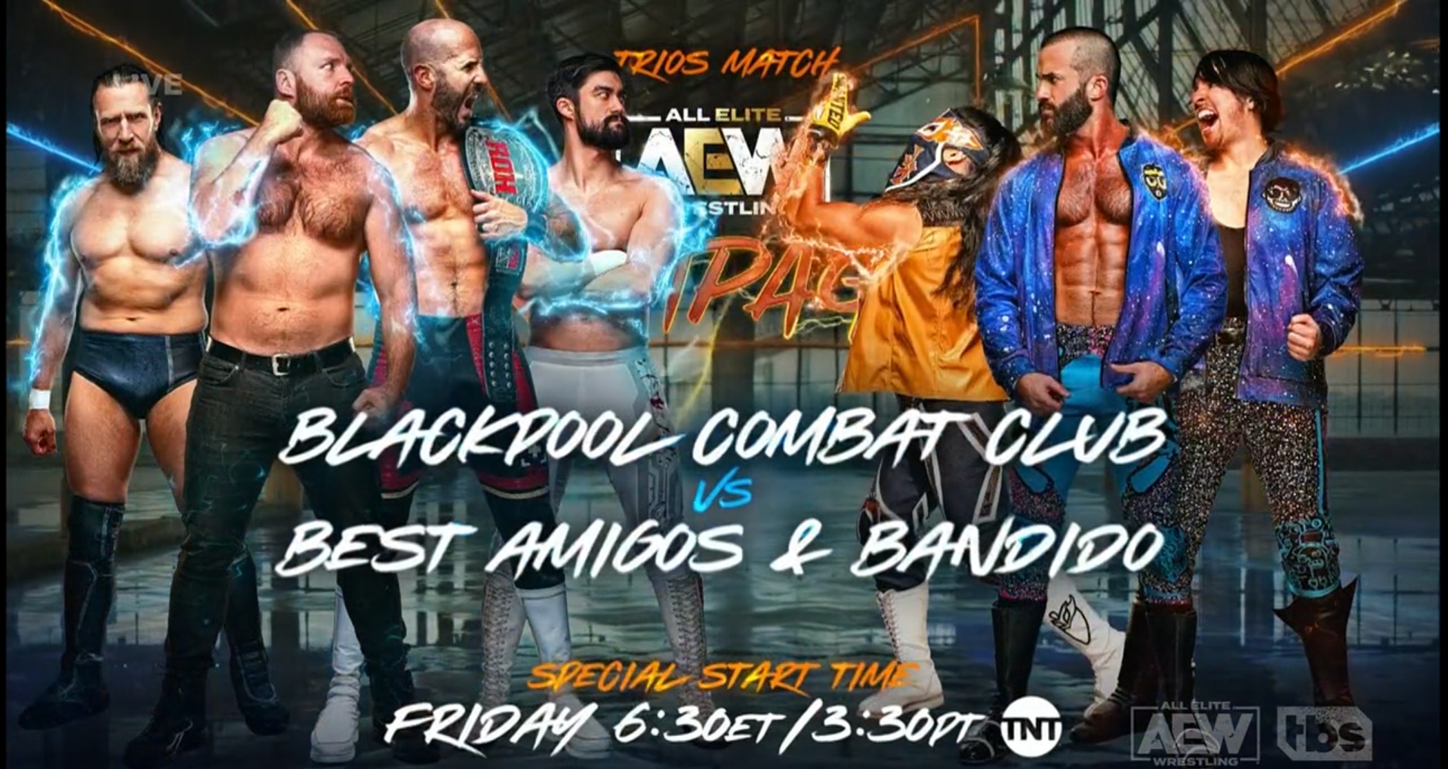 Blackpool Combat Club trios match set for AEW Rampage