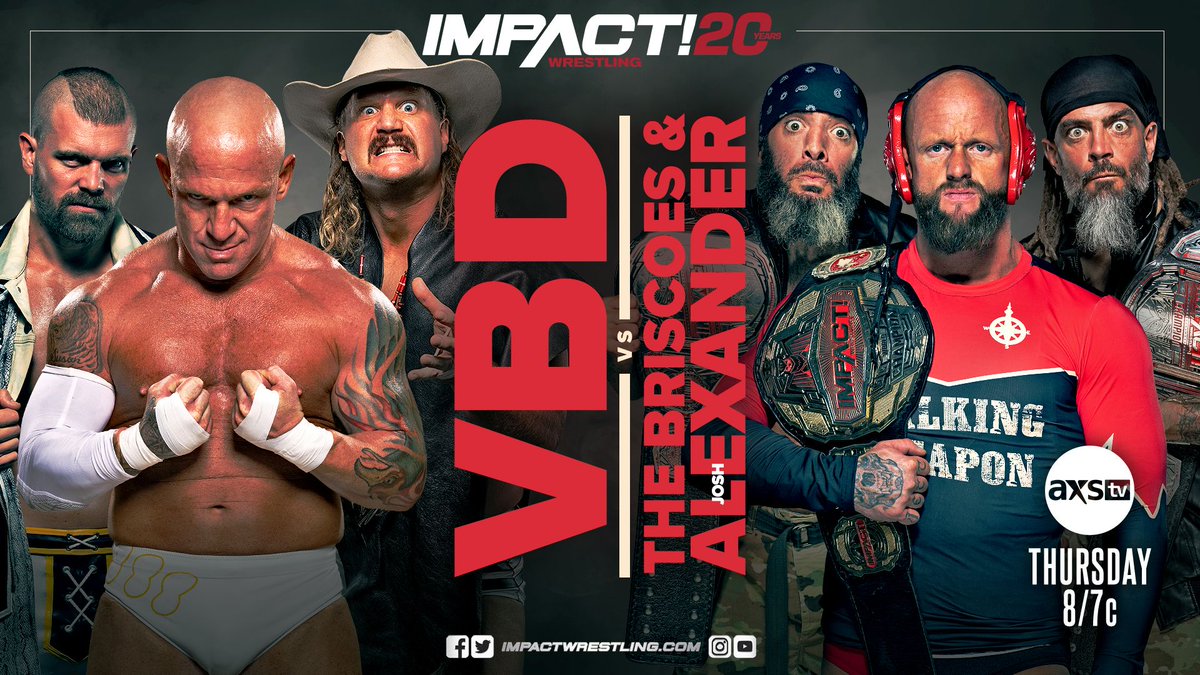 Six-man tag match to headline Impact Wrestling